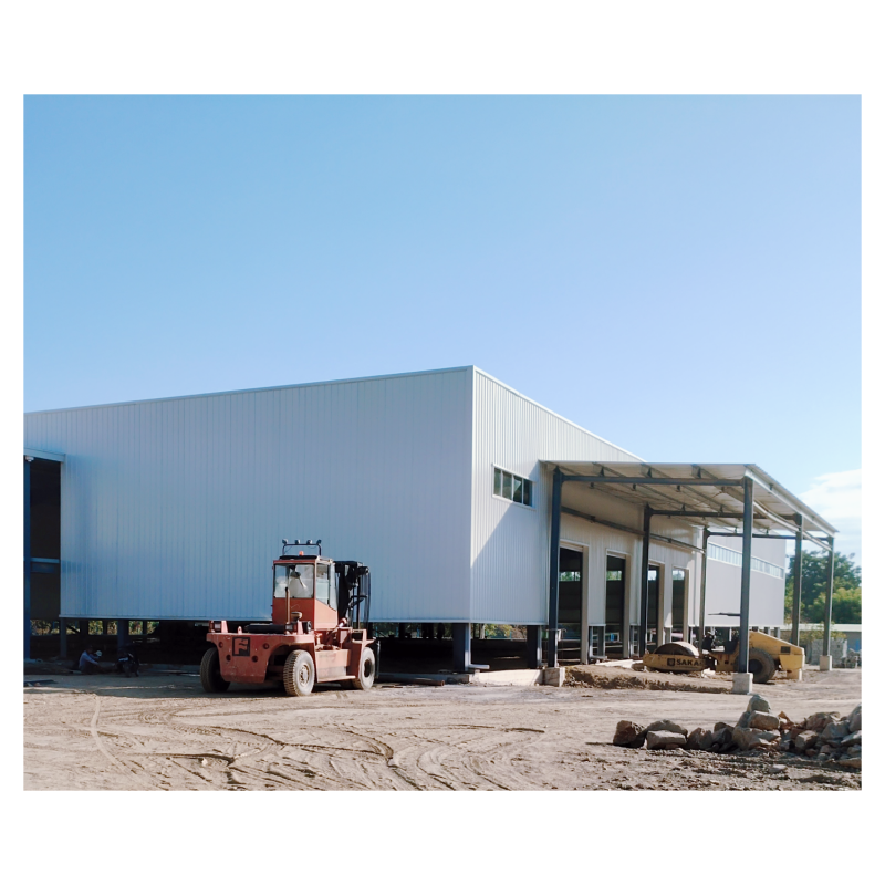 Customized Steel Structure Fabrication / Prefab Steel Warehouse Building / Metal Shed Steel Structure Workshop