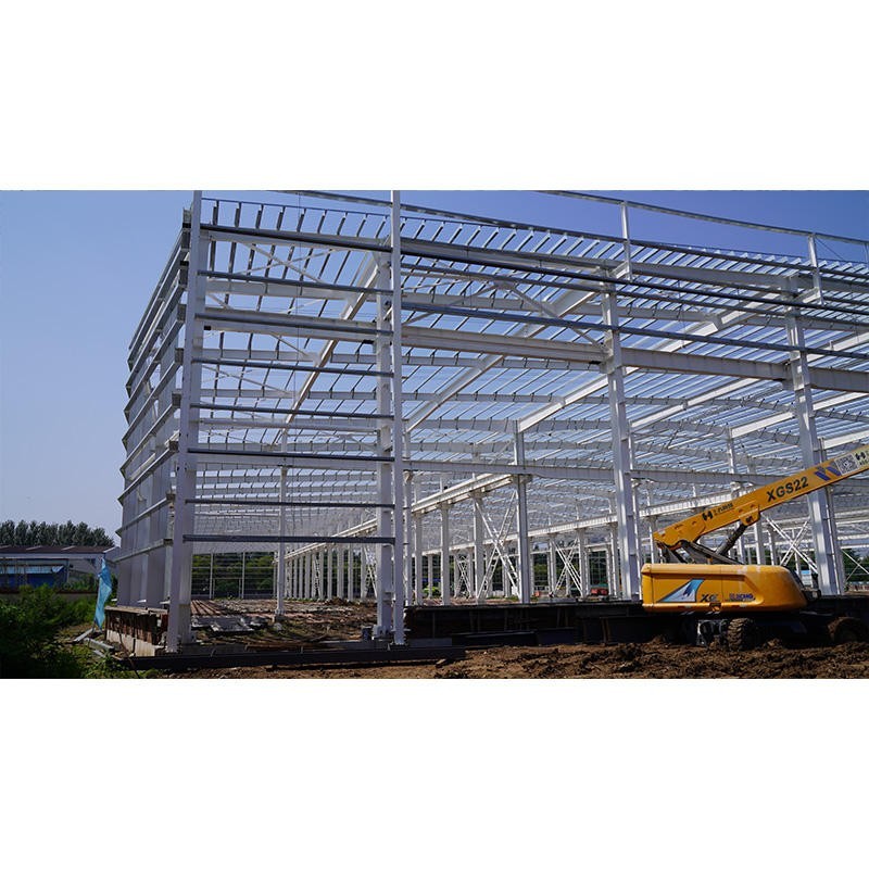 Metal Frame Structure Prefabricated Warehouse Workshop Hangar Steel Structure Building