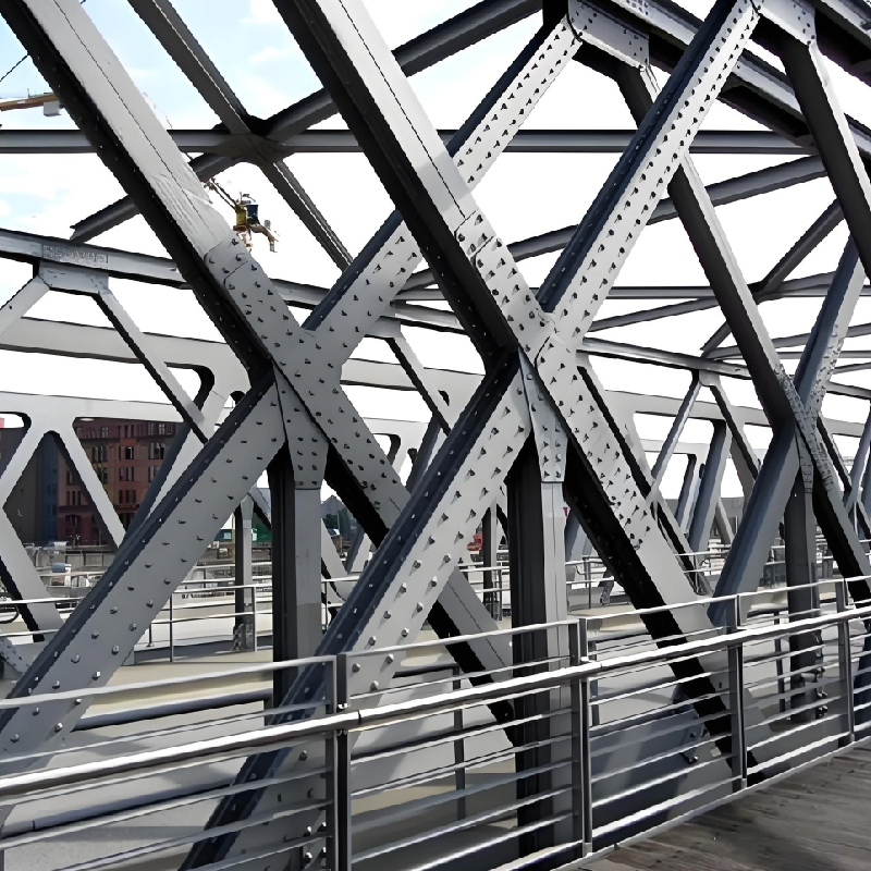 Modern Design Long- Span Structural Steel Bridge