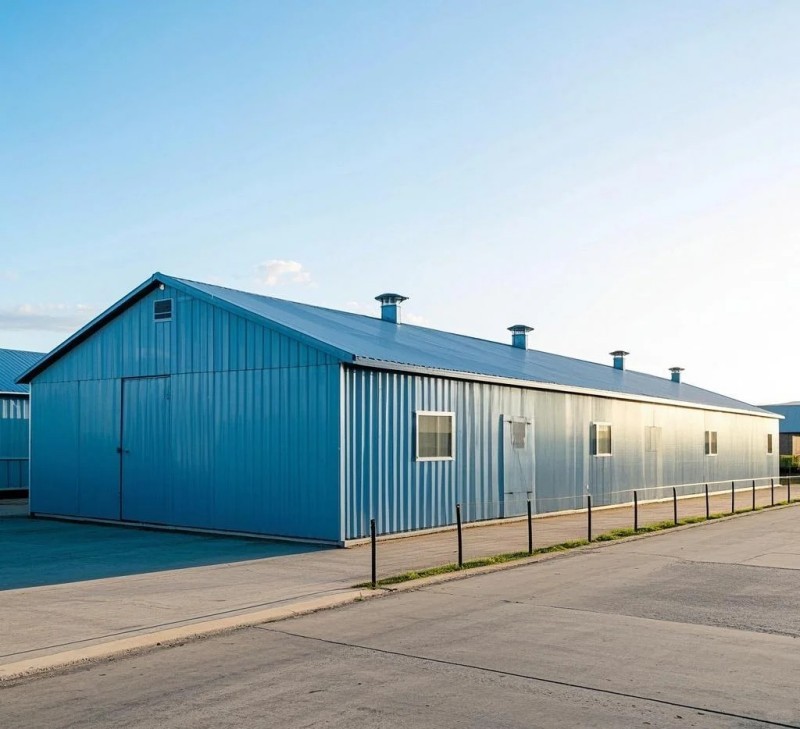 Chickens Poultry Farm / Prefabricated Poultry House