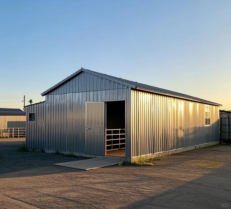 Steel frame structure farmhouse / chicken coop / poultry farm