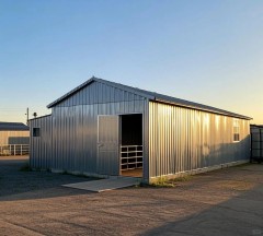 Steel frame structure farmhouse / chicken coop / poultry farm