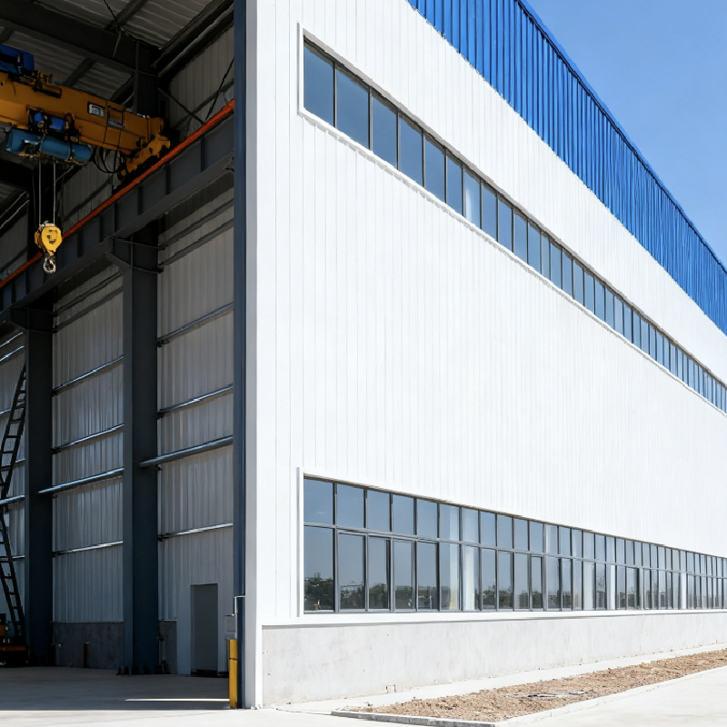 Prefab Steel Structure Warehouse / Industrial Storage Building