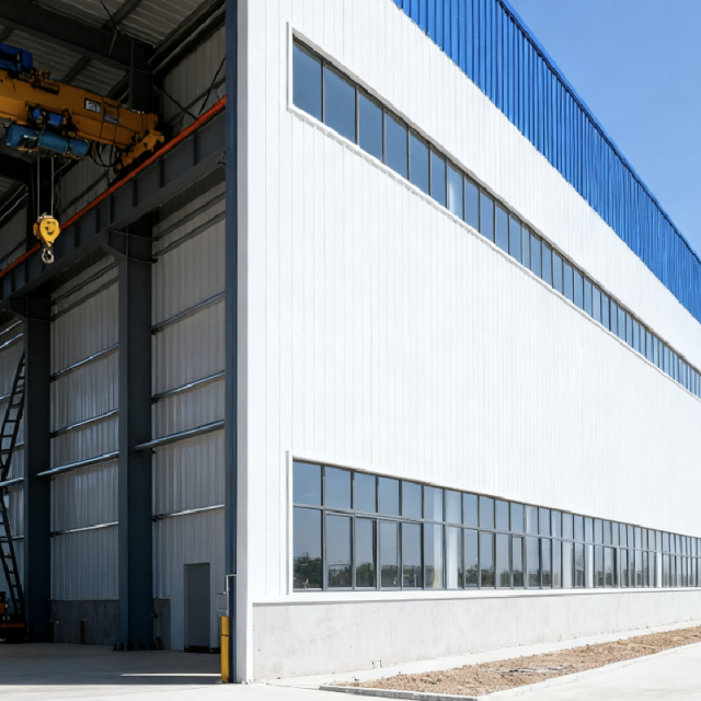 Prefab Steel Structure Warehouse / Industrial Storage Building