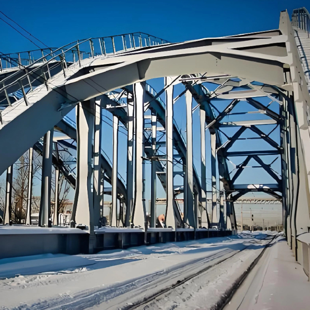 Modern Design Easy Build Prefab Steel Structure Heavy Weight Foot Bridges