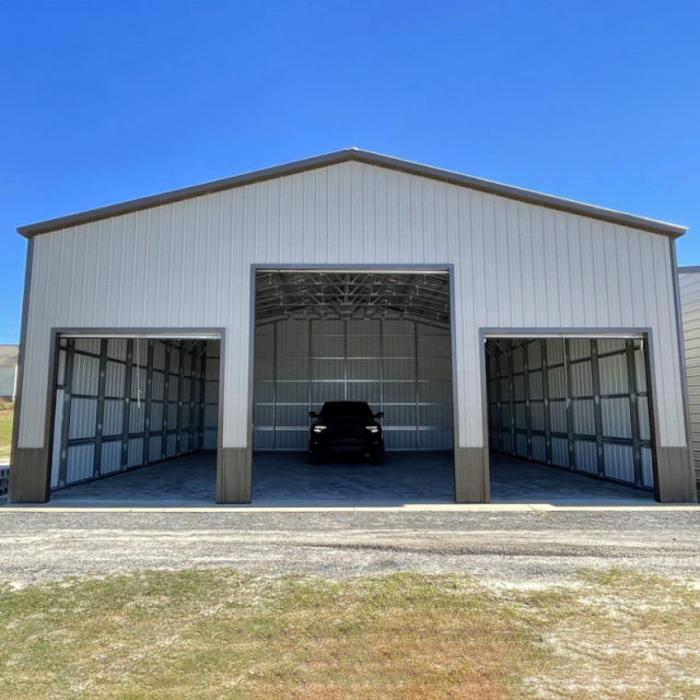 Industrial Steel Frame Factory Workshop