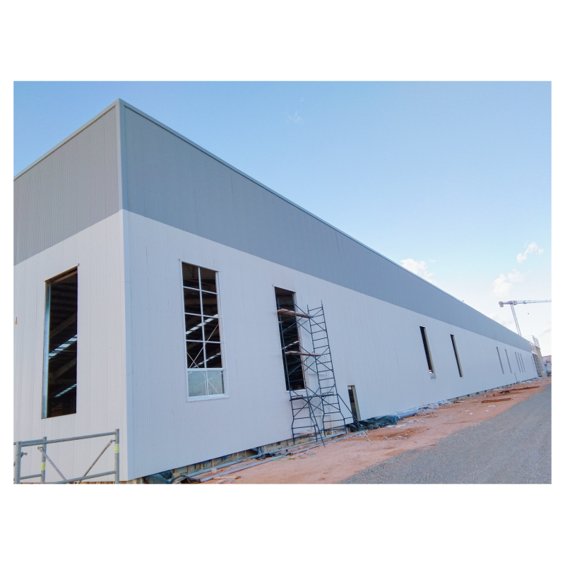 Metal Frame Structure Prefabricated Warehouse Workshop Hangar Steel Structure Building