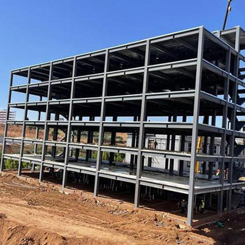 High-strength Light Weight H Beam Multi-Story Storage Office Industrial Prefabricated Workshop Sheds Steel Structure Building