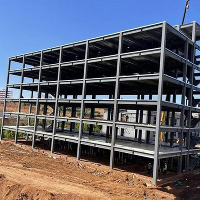 High-strength Light Weight H Beam Multi-Story Storage Office Industrial Prefabricated Workshop Sheds Steel Structure Building