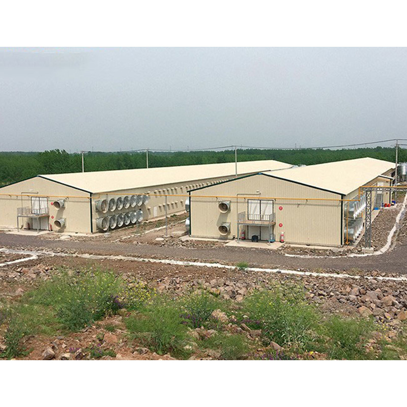 Prefabricated pigsty construction / Pigsty design for pig farms / Cattle farm / Animal shed / Steel structure pigsty