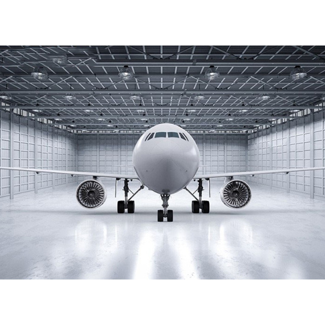Steel-frame aviation hangars are suitable for large aircraft.