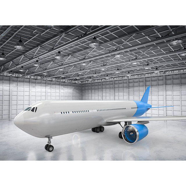 Prefabricated steel structure aircraft hangar building / Long-span steel structure / Special aircraft hangar