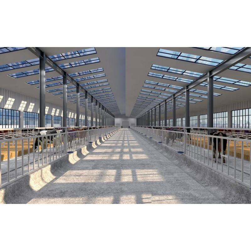 Modern Design Prefab Agricultural Steel Structure Outdoor Animal Shelter Cow Shed Farm Building for Farmhouse Use