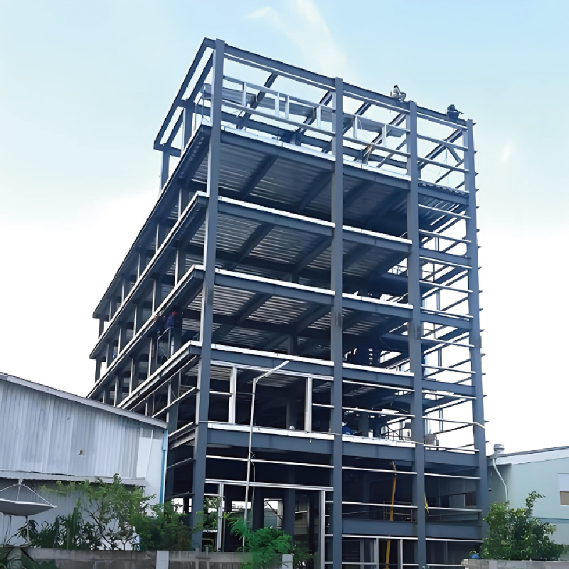 Multi-story building steel structure / Hotel building / Metal office building / Prefabricated shopping mall