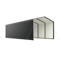 Safe Durable Steel Structure Garage Prefabricated Building