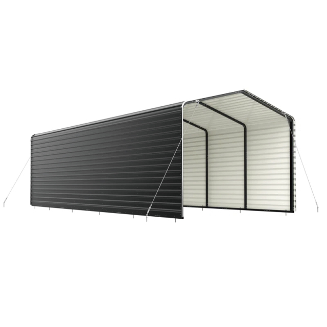 Safe Durable Steel Structure Garage Prefabricated Building