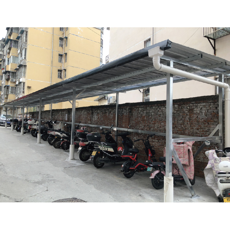 Heavy-duty galvanized prefabricated double garage metal shed waterproofing