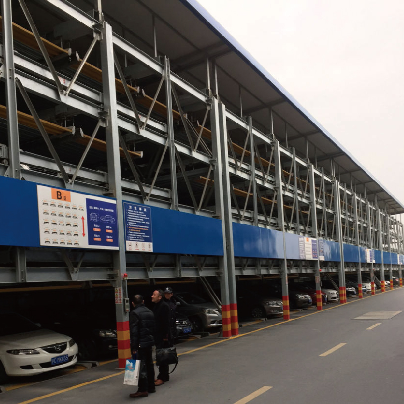 Multi-story Car Garage Prefab Steel Structure Parking Lot Building