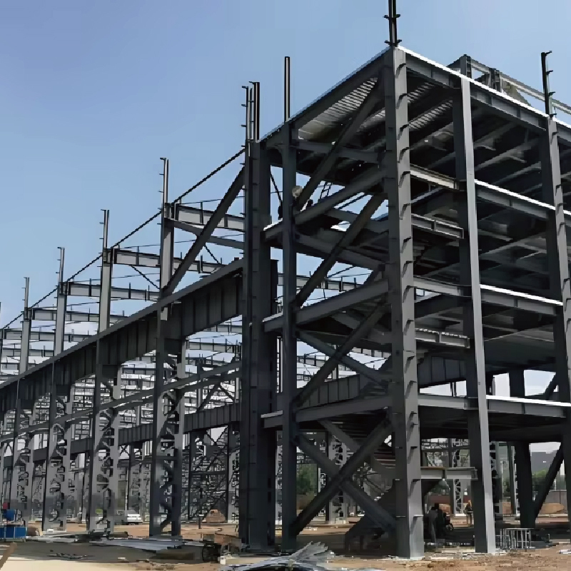 Prefabricated Industrial Steel Structure Hotel Building With Gable Frame