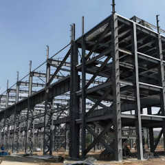 Prefabricated Industrial Steel Structure Hotel Building With Gable Frame