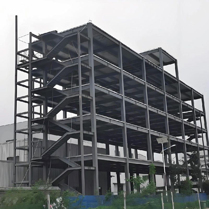 Customized metal frame multi-layer steel structure parking garage / Prefabricated steel structure parking building