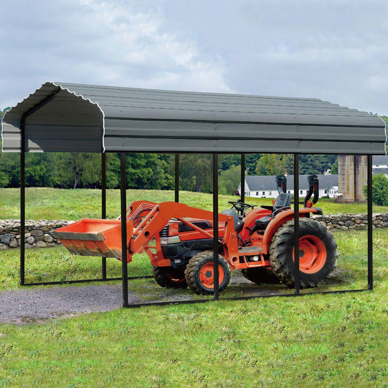 Safe Durable Steel Structure Garage Prefabricated Building