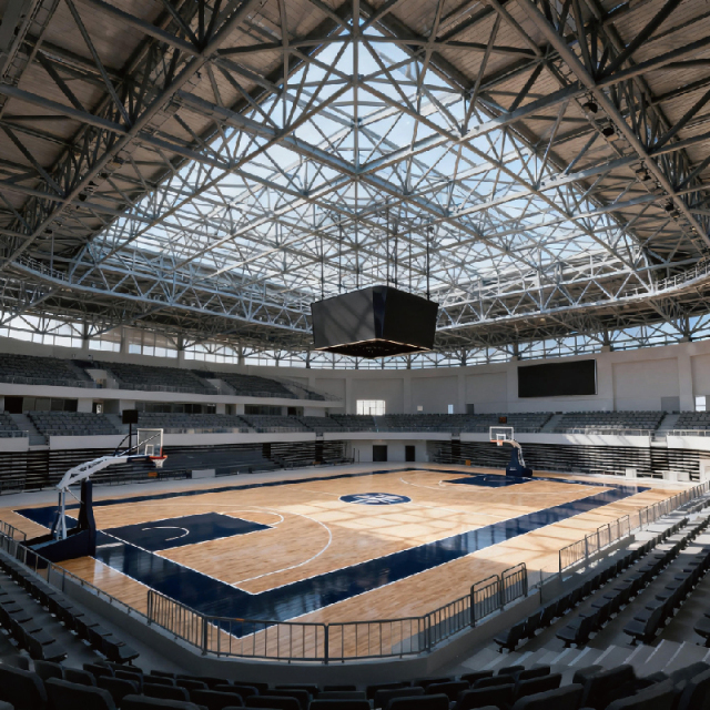 Modern design of steel structure buildings / Large-space structure sports venues / Steel stadiums / Gymnasiums