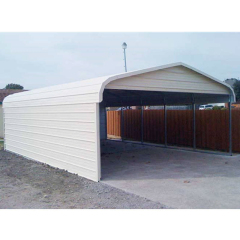Heavy-duty galvanized prefabricated double garage metal shed waterproofing