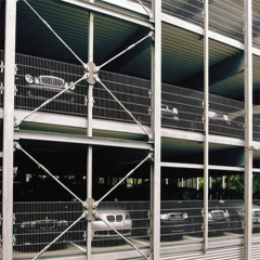 Customized metal frame multi-layer steel structure parking garage / Prefabricated steel structure parking building