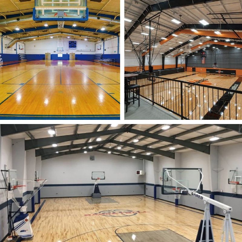 Durable Prefab Steel Structure Building for Tennis Gym Football Stadium Basketball Court Sports Shed with High Roof Trusses
