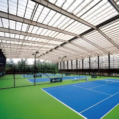 Lightweight steel beam stadium construction building / Indoor gymnasium / Steel structure frame / Badminton and basketball courts