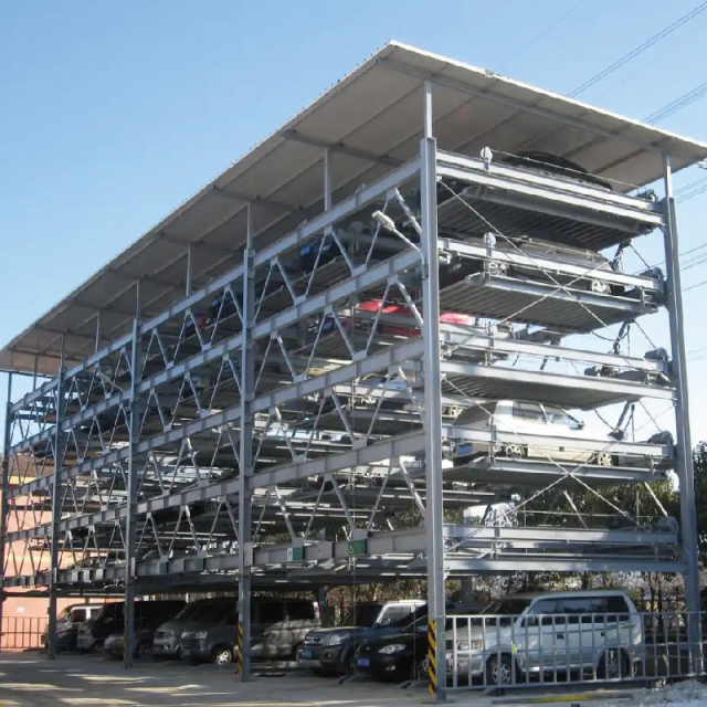 Multi-story Car Garage Prefab Steel Structure Parking Lot Building