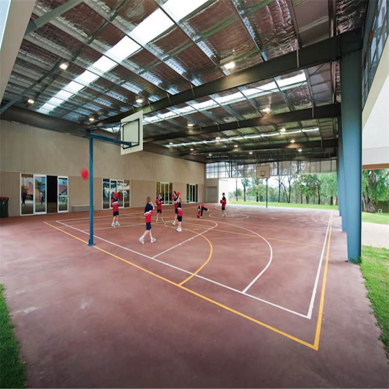 Durable Prefab Steel Structure Building for Tennis Gym Football Stadium Basketball Court Sports Shed with High Roof Trusses
