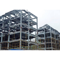 Prefabricated warehouse steel building structure / Modern metal hotel building