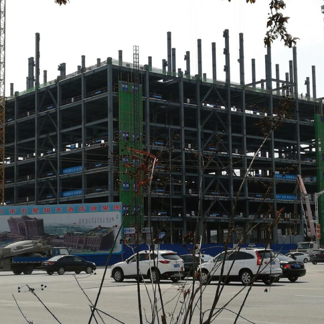 Steel Structure Hotel Building / Luxury Hotel Grade Steel Structure Buildings