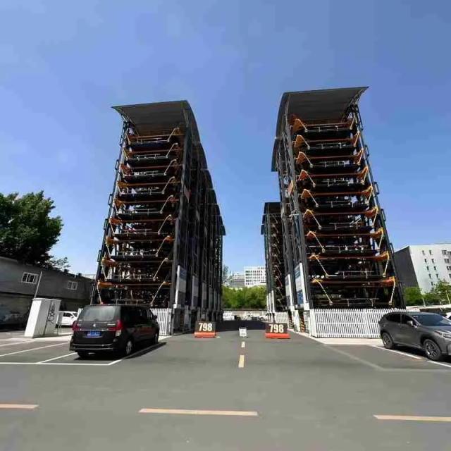 Multi-story Car Garage Prefab Steel Structure Parking Lot Building