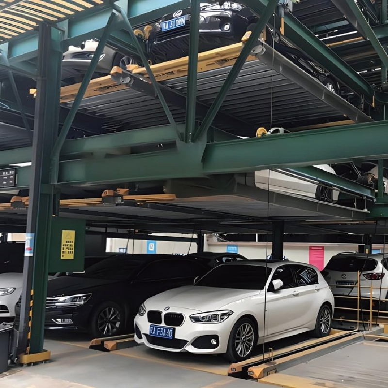 Customized metal frame multi-layer steel structure parking garage / Prefabricated steel structure parking building