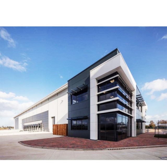 Modern prefabricated steel structure shopping center