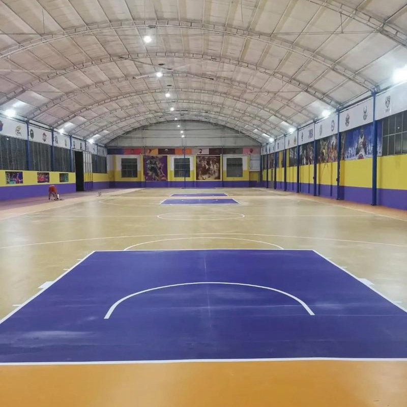 Large Space Structure Sports Hall Steel Stadium Building Prefabricated Gymnasiums Indoor Basketball Court Modern Industrial