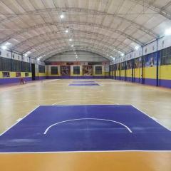 Large Space Structure Sports Hall Steel Stadium Building Prefabricated Gymnasiums Indoor Basketball Court Modern Industrial