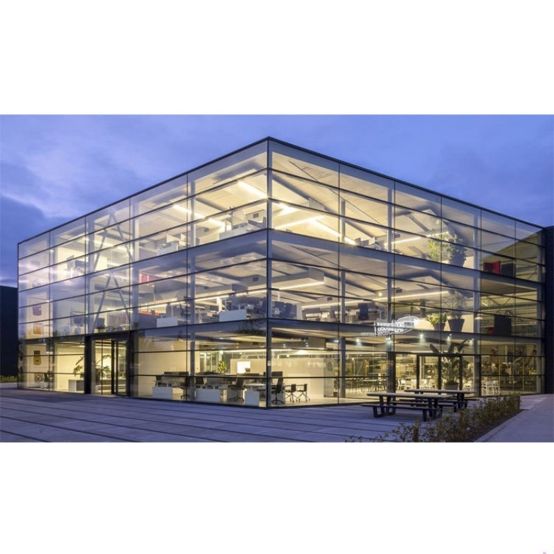 Modern prefabricated steel structure shopping center