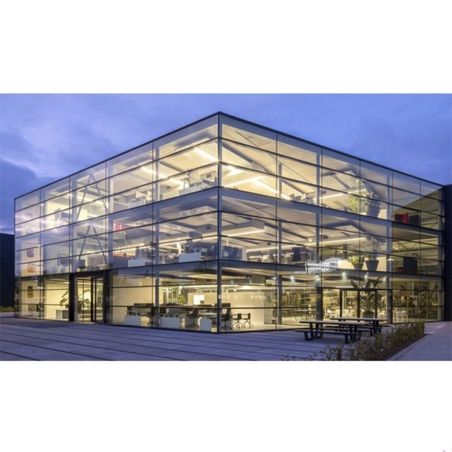 Modern prefabricated steel structure shopping center