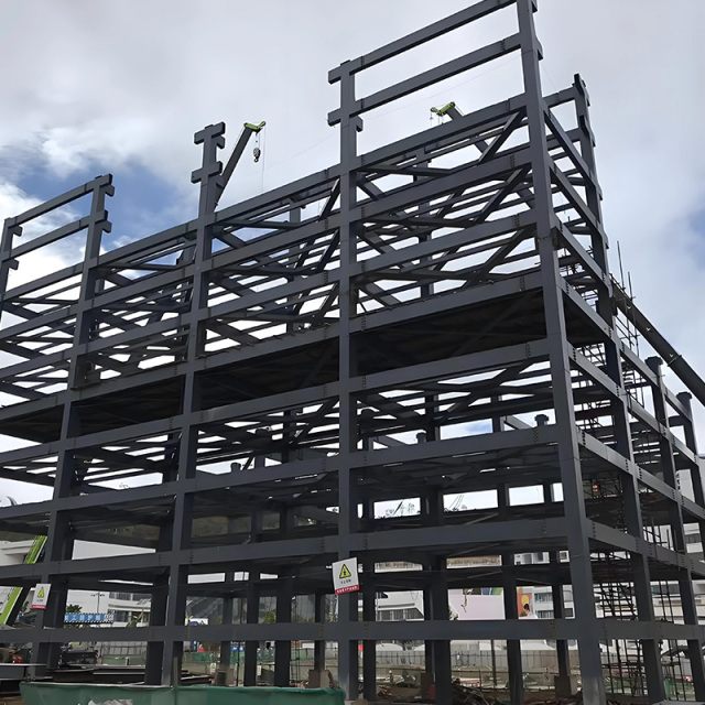 Multi-story Car Garage Prefab Steel Structure Parking Lot Building