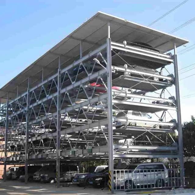 Metal Frame Parking Building Steel Structure Car Parking Multi-Story Parking Lot