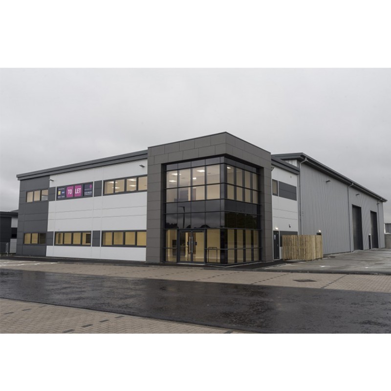 Commercial complex steel structure building / A project that integrates factories, stores, supermarkets and offices