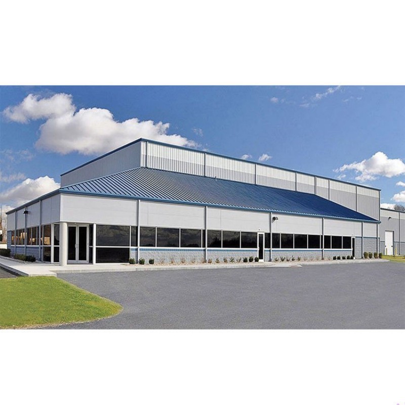 Modern prefabricated steel structure shopping center