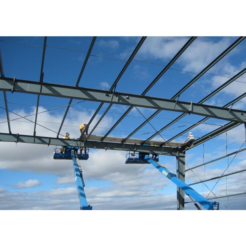 Commercial complex steel structure building / A project that integrates factories, stores, supermarkets and offices