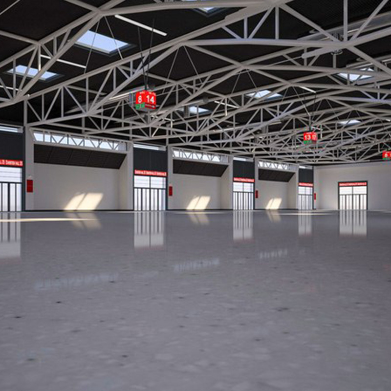 Chinese steel structure factory / Steel structure exhibition hall / Exhibition hall