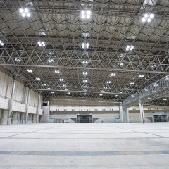 Steel structure building - automobile exhibition hall / Prefabricated warehouse / Steel structure building