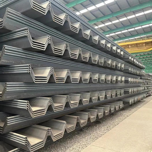 Professional Factory Carbon Steel Sheet Pile for Architecture Cold Rolled Steel Sheet Pile Hot Rolled Steel Sheet Pile